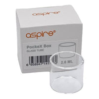 Aspire PockeX Box Glass Tube 2.6ml