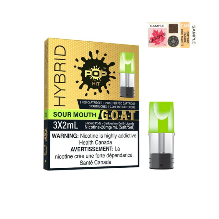 Stlth Pop Hit Hybrid Pods & G.O.A.T by Pop Hit Vapor