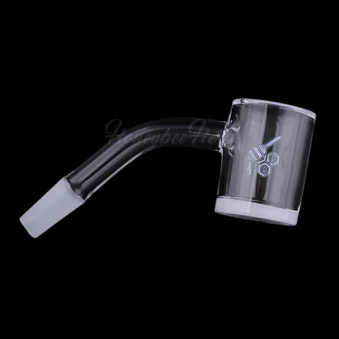Honeybee Herb - 14mm 45 Degree Honey & Milk Bevel Quartz Banger - Male