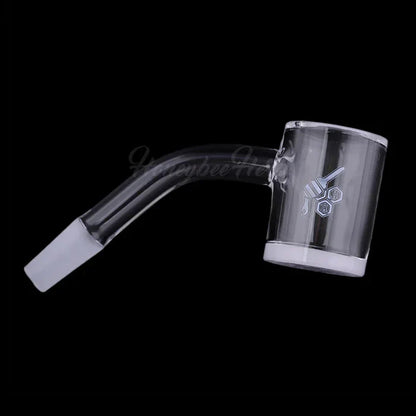 Honeybee Herb - 14mm 45 Degree Honey & Milk Bevel Quartz Banger - Male