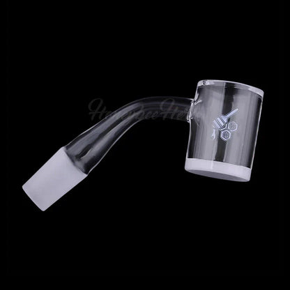Honeybee Herb - 14mm 45 Degree Honey & Milk Bevel Quartz Banger - Male