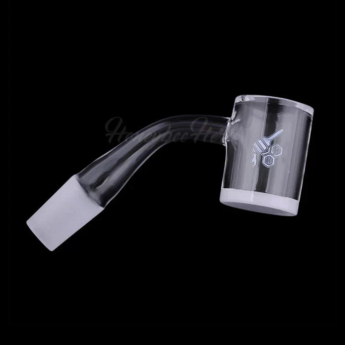Honeybee Herb - 14mm 45 Degree Honey & Milk Bevel Quartz Banger - Male
