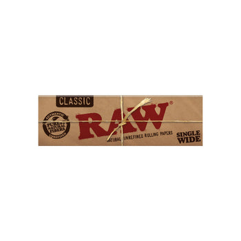 Feuilles à rouler RAW Classic Single Wide (50 feuilles par paquet)