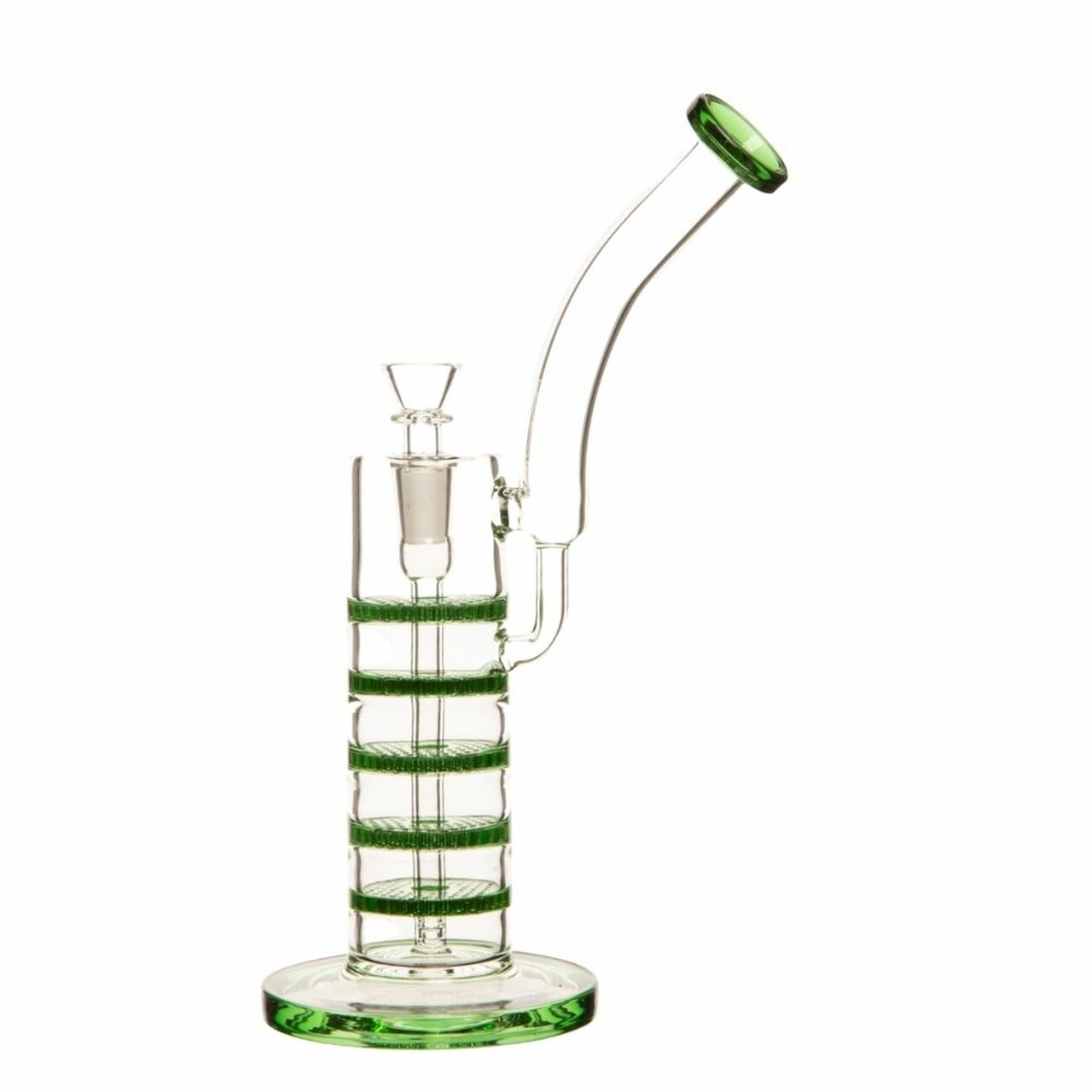 12" Five Layer Honeycomb Percolator Rig