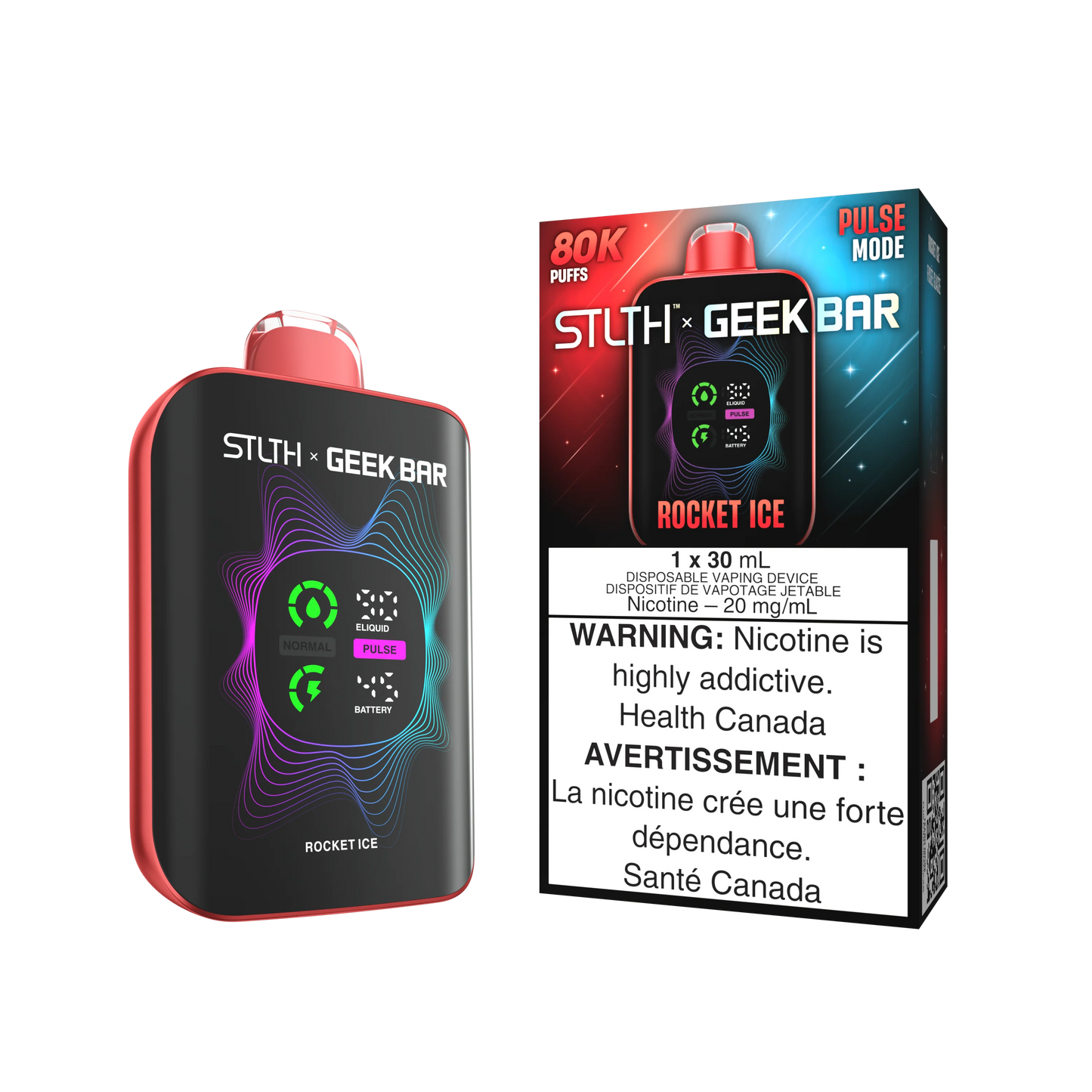STLTH X Geek Bar Disposable Vape 30mL