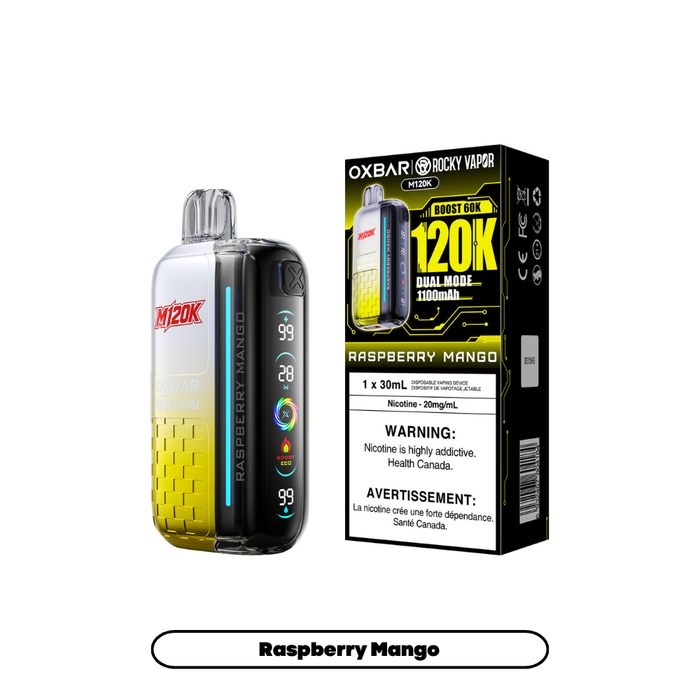 OXBAR M120K Rechargeable Disposable Vape 30mL