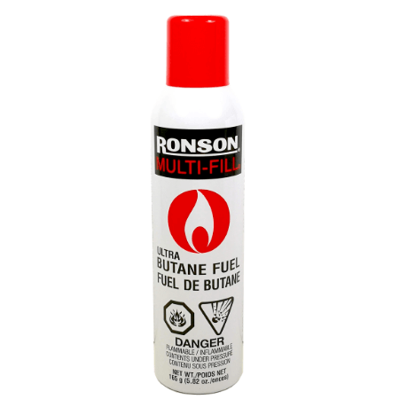 Combustible butane ultra multi-remplissage Ronson 165 g