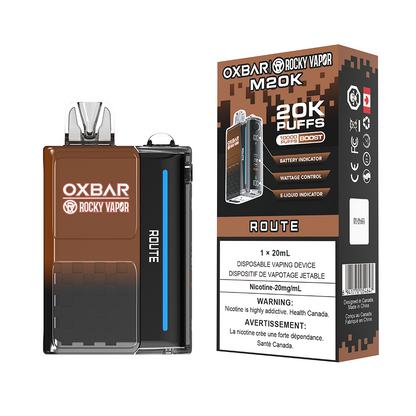 [CLEARANCE] OXBAR X Rocky Vapor M20K Puff Rechargeable Disposable Vape 20ml