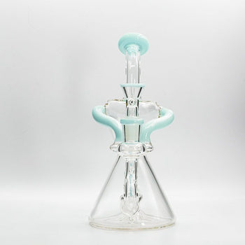 Soul Glass Recycler 8″ Bong / Dab Rig with 4mm Quartz Banger