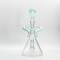 Soul Glass Recycler 8″ Bong / Dab Rig with 4mm Quartz Banger