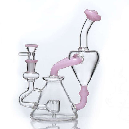 Soul Glass Recycler 8″ Bong / Dab Rig with 4mm Quartz Banger