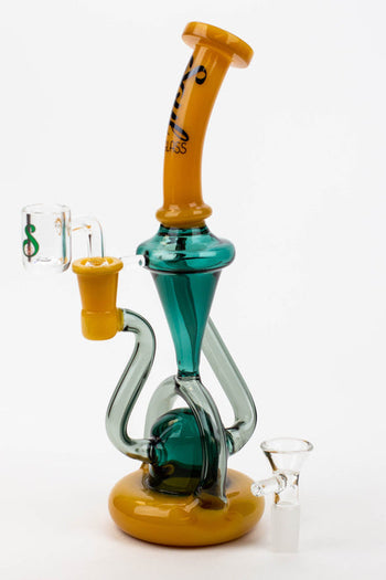 SOUL Glass Bong/Dab Rig 2 en 1 10" en verre recyclé