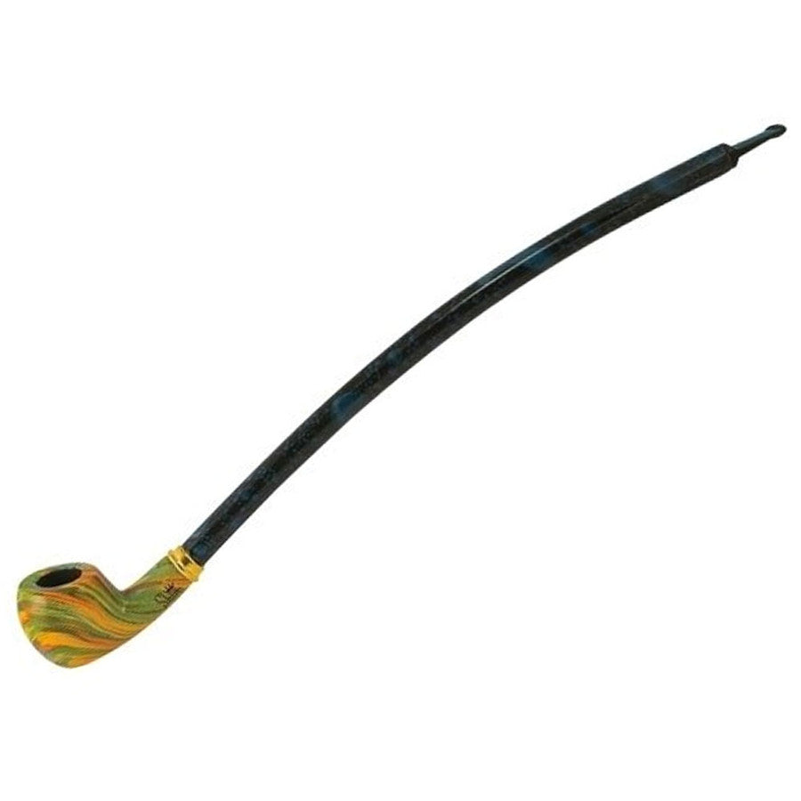 Pulsar Shire Pipes 15" Curved Brandy Shire Pipe with Rainbow Bowl