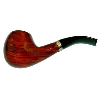 Pipe Shire Pulsar 5,25" courbée en bois de pommier et de rose