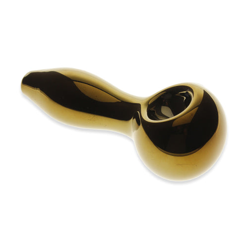 Pipe cuillère métallique irisée 4"