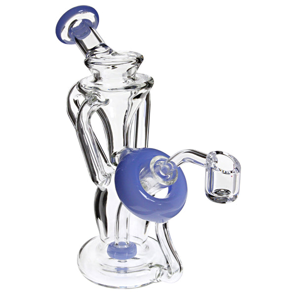 Plain Jane Glass 6.5" Donut Recycler Rig