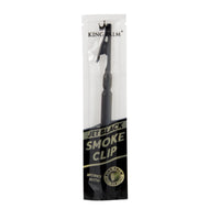 King Palm Black Smoke/Roach Clip