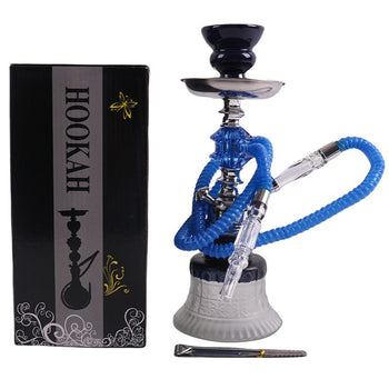 Midnight Sapphire 11" Single Hose Hookah