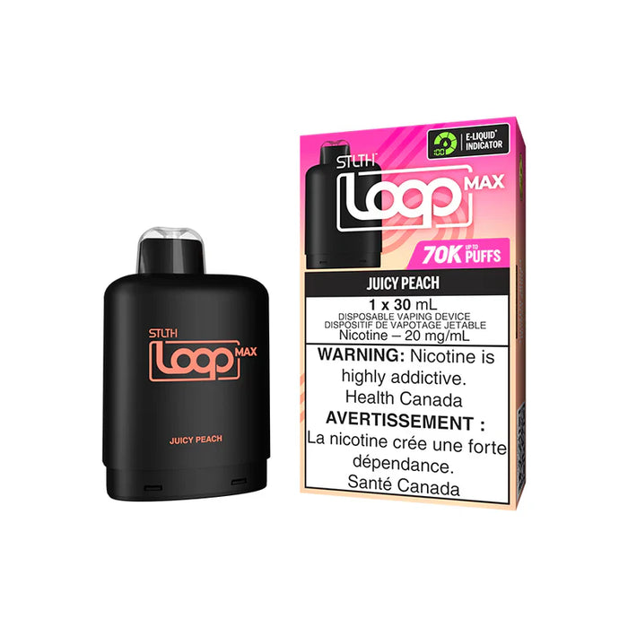 STLTH LOOP MAX Replacement Pod 30mL *No charge battery Included*