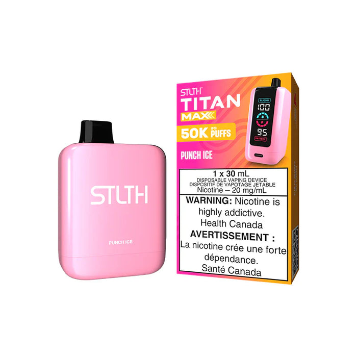 STLTH Titan Max 50K Puff Disposable Rechargeable Vape 30mL