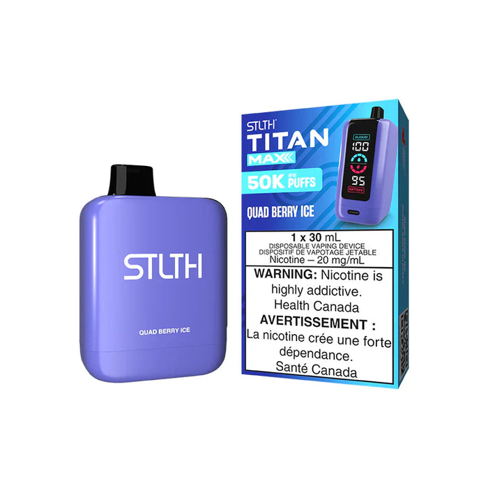 STLTH Titan Max 50K Puff Disposable Rechargeable Vape 30mL