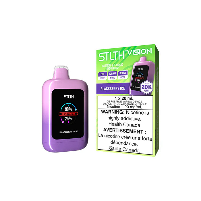 Stlth Vision 20K Puff Disposable Rechargeable Vape 20ml