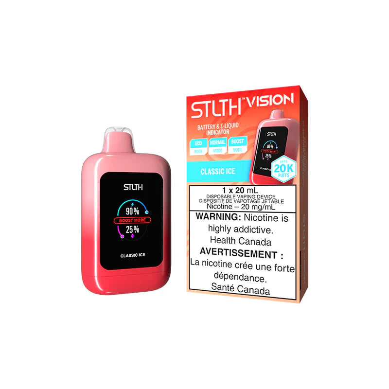 Stlth Vision 20K Puff Disposable Rechargeable Vape 20ml