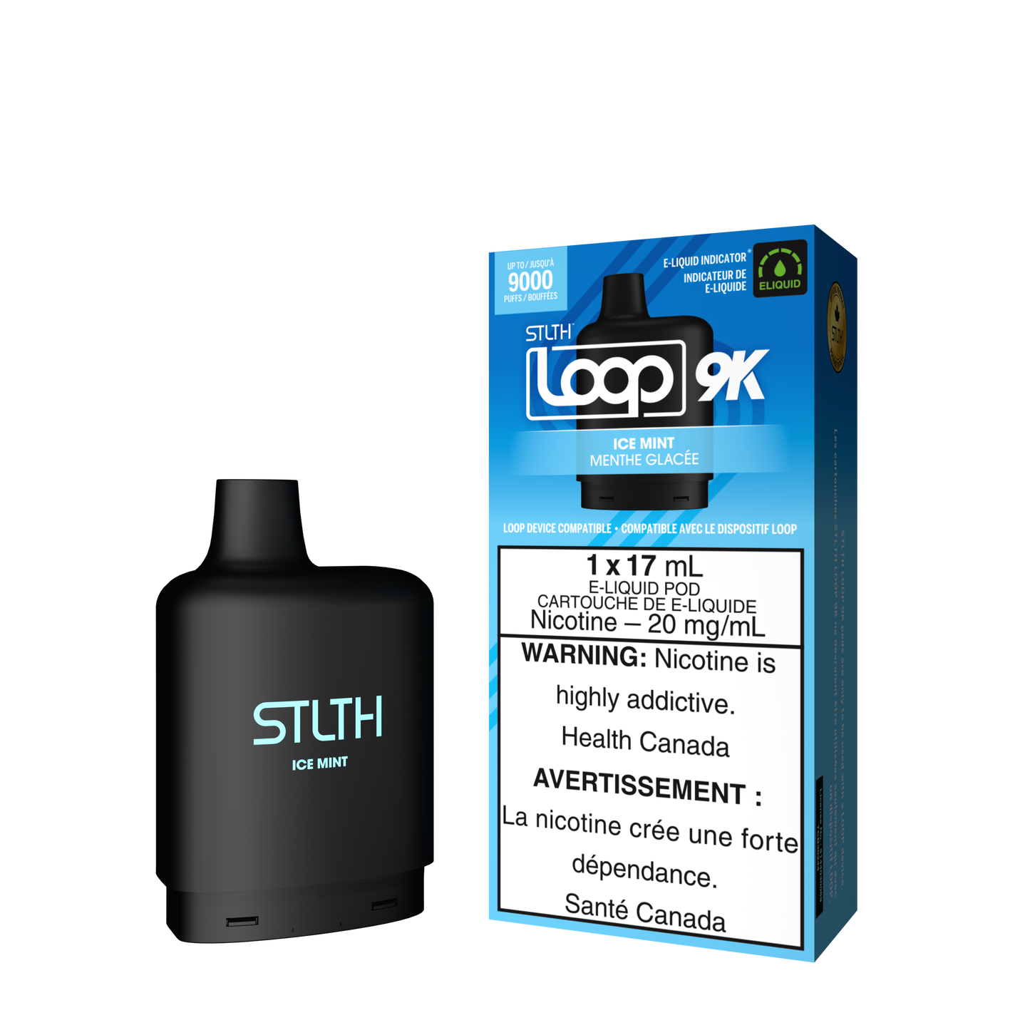 Pod de remplacement STLTH LOOP 9k 17 ml 9000 bouffées