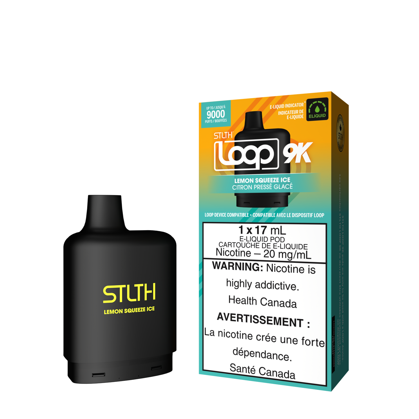 Pod de remplacement STLTH LOOP 9k 17 ml 9000 bouffées