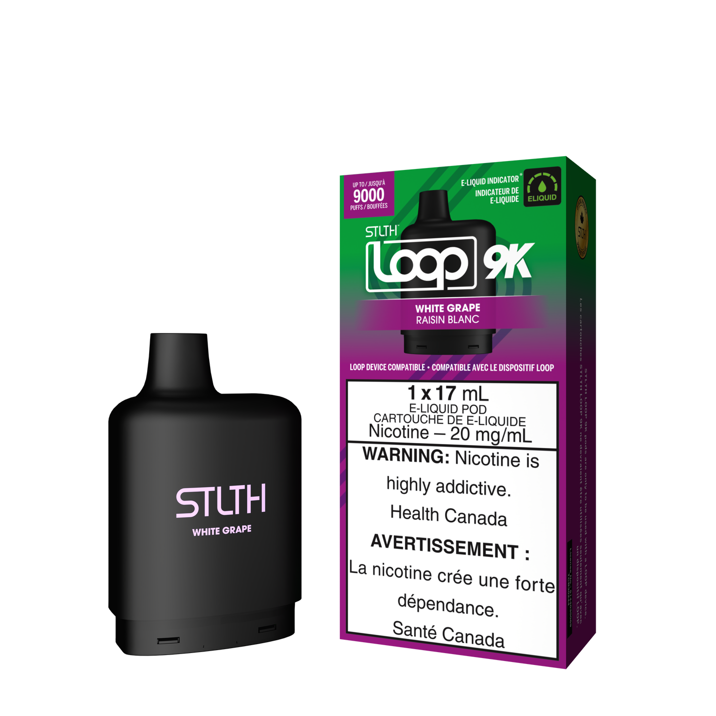 Pod de remplacement STLTH LOOP 9k 17 ml 9000 bouffées