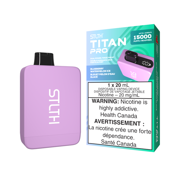 STLTH Titan Pro 15000 Puff Vape jetable rechargeable 20 ml