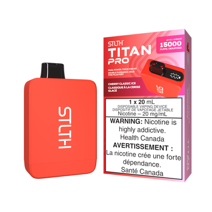 [CLEARANCE] STLTH Titan Pro 15000 Puff Disposable Rechargeable Vape 20ml