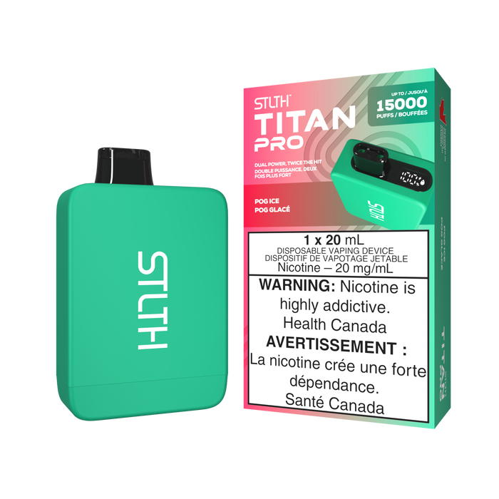 STLTH Titan Pro 15000 Puff Disposable Rechargeable Vape 20ml