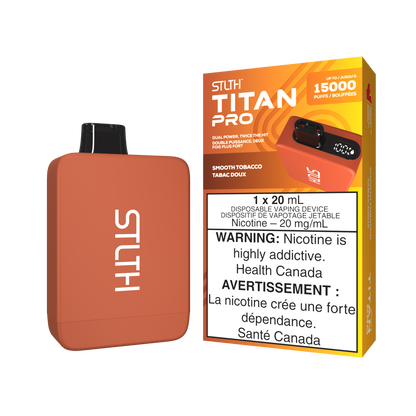 [CLEARANCE] STLTH Titan Pro 15000 Puff Disposable Rechargeable Vape 20ml