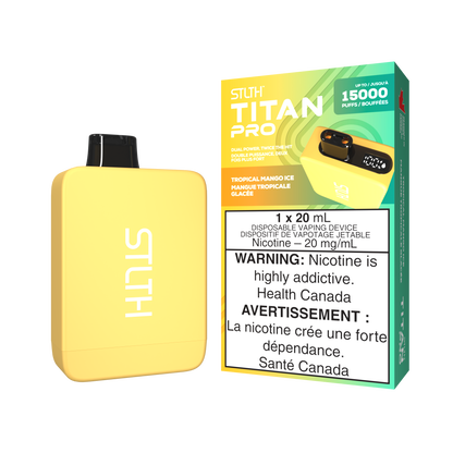 [CLEARANCE] STLTH Titan Pro 15000 Puff Disposable Rechargeable Vape 20ml