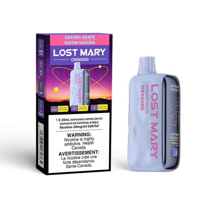 Lost Mary OS50K Rechargeable Disposable Vape 20mL