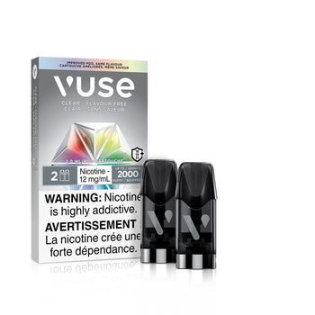 Vuse 2.0 - Dosettes de remplacement transparentes (sans saveur) pour ePod