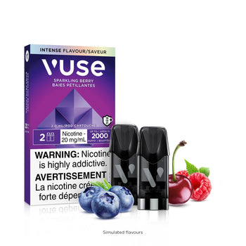 Vuse 2.0 - Capsules de remplacement Sparkling Berry ePod