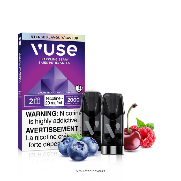 Vuse 2.0 - Sparkling Berry ePod Replacement Pods