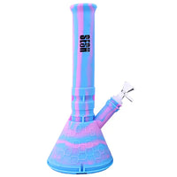 Bong en silicone Sesh de 12 pouces avec gobelet