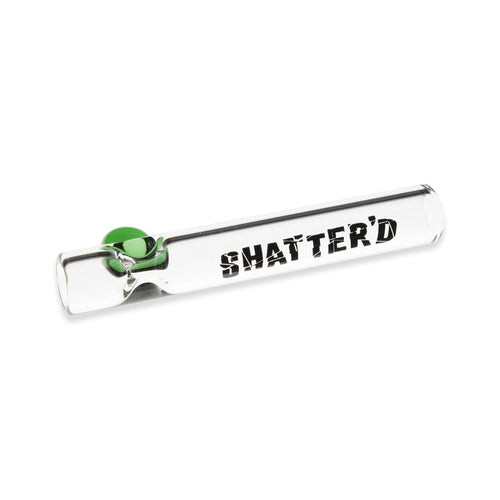 Shatter'd Glassworks - Chillum 3" Verre One Hitter - 12 mm