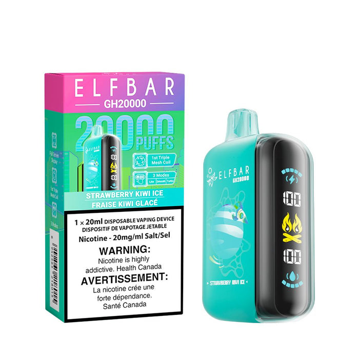 ELF Bar Rechargeable Disposable Vape GH20000 Puff Elfbar 20ml