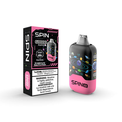 [CLEARANCE] SPIN 60K Rechargeable Disposable Vape 20mL