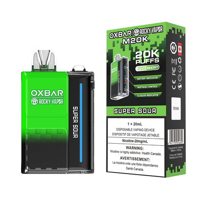 [CLEARANCE] OXBAR X Rocky Vapor M20K Puff Rechargeable Disposable Vape 20ml