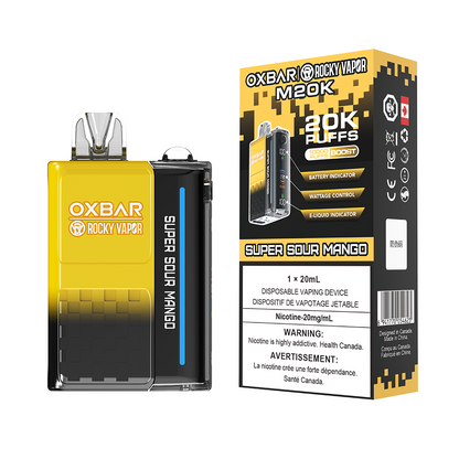 [CLEARANCE] OXBAR X Rocky Vapor M20K Puff Rechargeable Disposable Vape 20ml