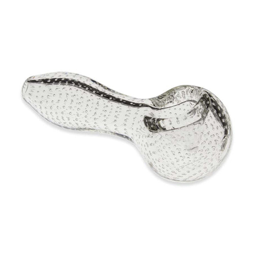 Suspended Bubbles Glass Spoon Pipe - 4"