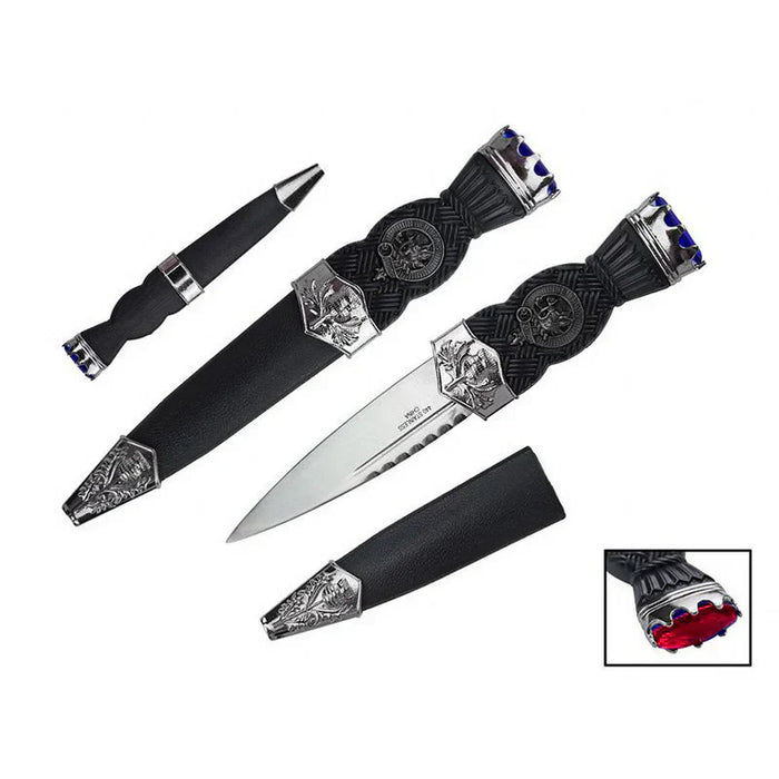7.5″ Scottish Sgian-Dubh w/ Sheath
