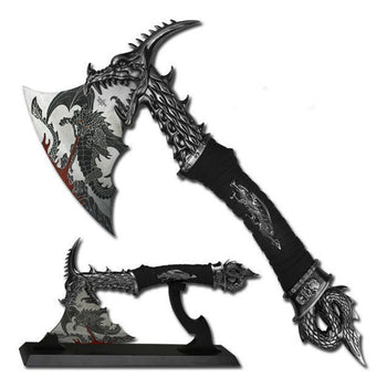 13.5″ Wyrm Overall Cord Wrapped Handle Axe