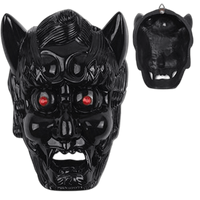 9″x6.5″ Demon Face Sai Holder - Black