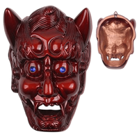 9″x6.5″ Demon Face Sai Holder - Red